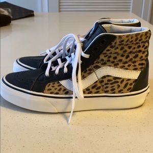 Vans Customs Leopard Print Sk8-HI Sz6